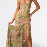 Natalie | Long Corset Dress