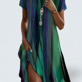 Ava | Relaxed Boho Gradient Dress
