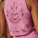 Evelyn | Pink Lace Set