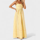Emma | Long Striped Dress