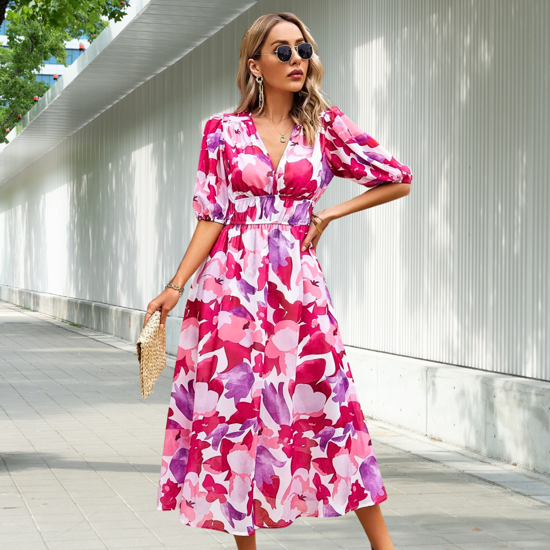 Nora | Classic Midi Dress