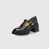 Madeline | Chunky T-Strap Pumps