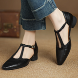 Claire | Leather Mary Janes