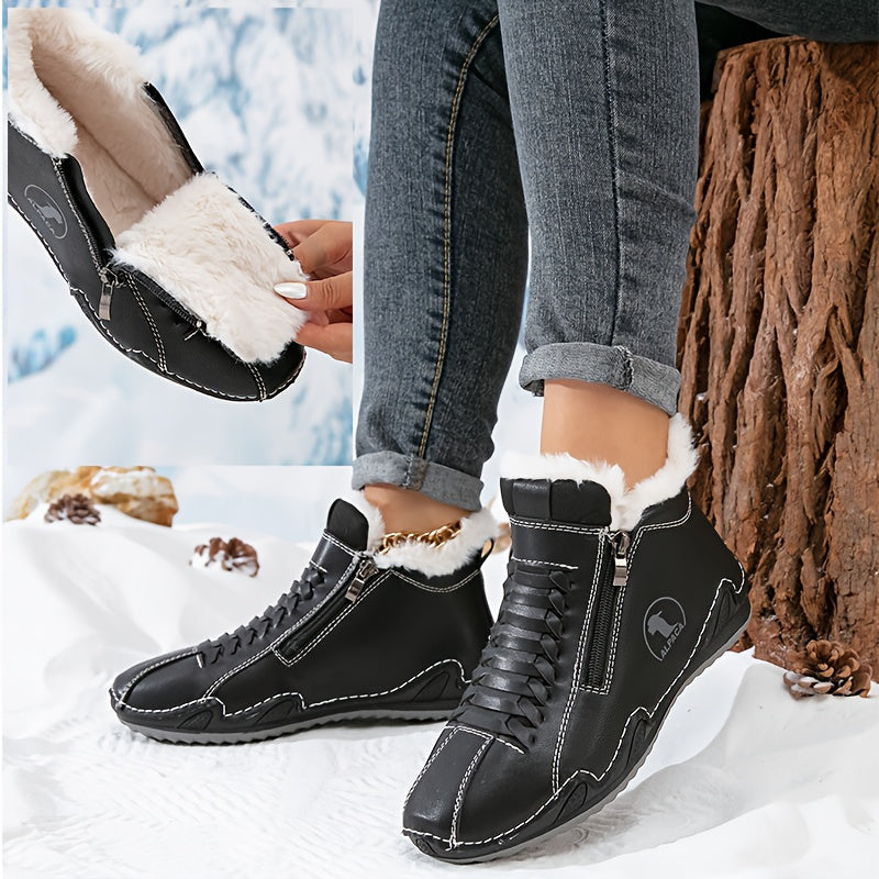 Rachel | Cozy Winter Ankle Boots