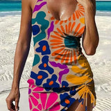 Grace | Floral Tankini with Tummy-Control Shorts