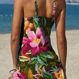 Grace | Floral Tankini with Tummy-Control Shorts