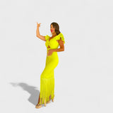 Chelsea | Neon Flamenco Dress