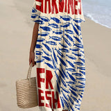 Harper | Sardine Print Dress