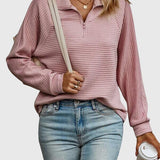 Natasha | Elegant Half Zip Sweater