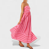 Emma | Long Striped Dress