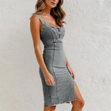 Hailey | Fitted Denim Dress
