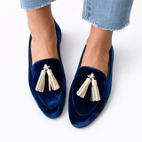 Amelia | Elegant Fringed Slip-Ons