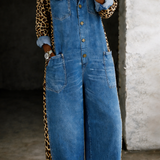 Chloe | Denim Shirt Jumpsuit