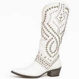 Harper | Tall Studded Western Boots