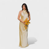 Claire | Satin Bow Dress