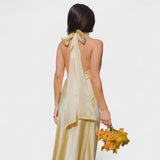 Claire | Satin Bow Dress