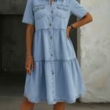 Rachel | Casual Elegant Denim Dress