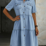 Rachel | Casual Elegant Denim Dress