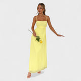 Amelia | Yellow Maxi Dress