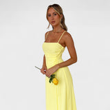 Amelia | Yellow Maxi Dress