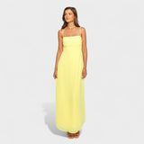 Amelia | Yellow Maxi Dress