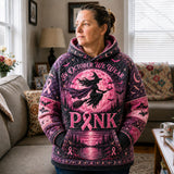 Cordelia | Pink October Witch Hoodie