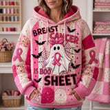 Cara | Pink Ribbon Ghost Hoodie