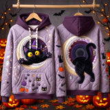Madison | Spooky Moonlit Cat Hoodie