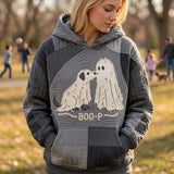 Brooke | Playful Ghost Dog Hoodie