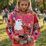 Camille | Pink Shopping Ghost Hoodie