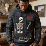 Amber | Skeleton Print Hoodie