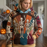 Evelyn | Skeleton Print Hoodie