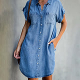 Claire | Button-Up Shirt Dress