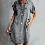 Claire | Button-Up Shirt Dress