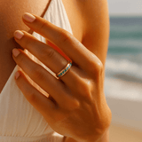 Nora | Sterling Silver Wave Ring