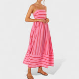 Emma | Long Striped Dress