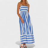 Emma | Long Striped Dress