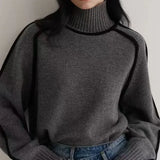 Molly | Elegant High Collar Sweater