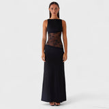 Rachel | Long Lace Dress