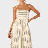 Emma | Long Striped Dress