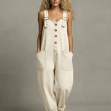 Ava | Denim Jumpsuit With Pockets