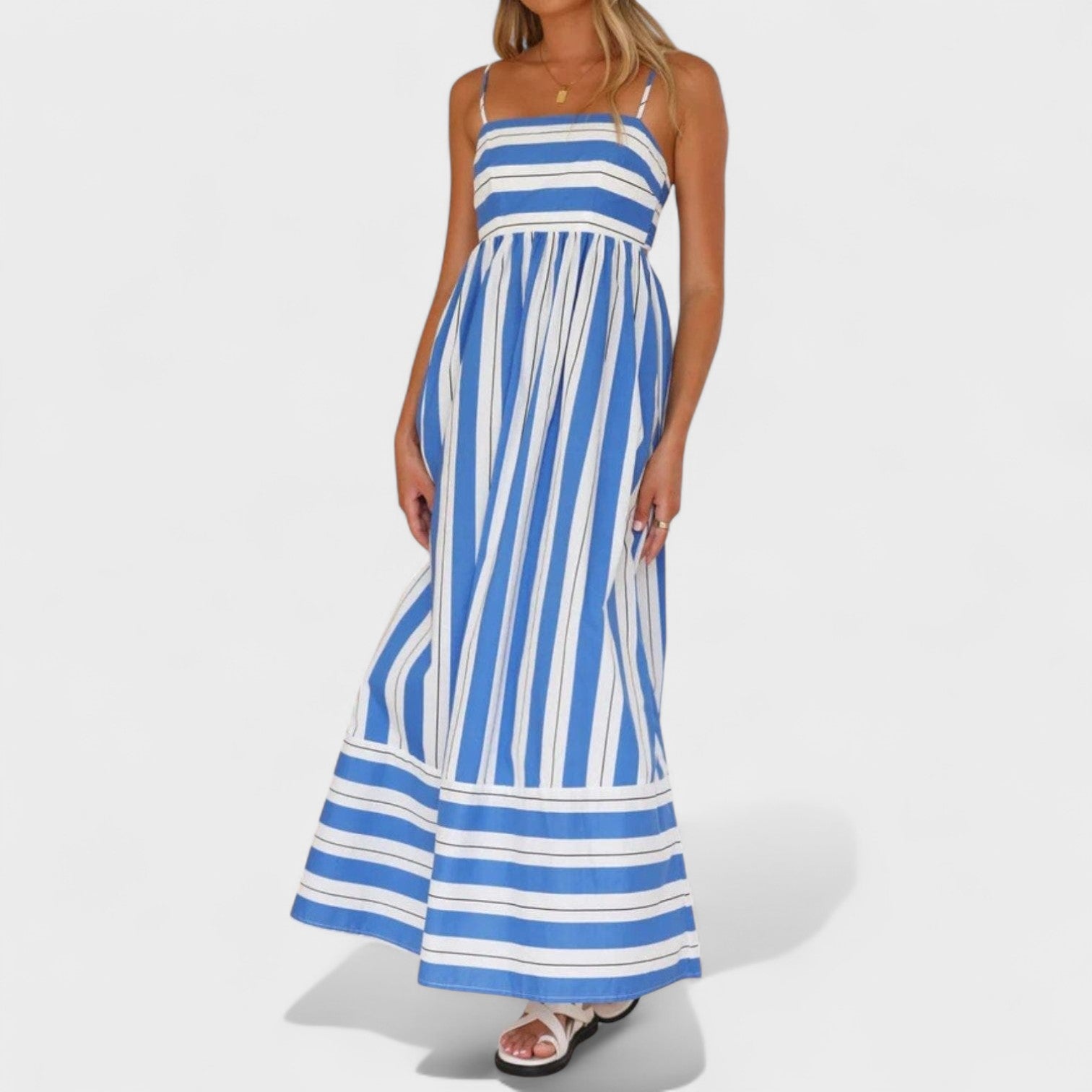 Emma | Long Striped Dress