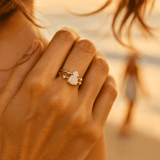 Isabella | Silver Moonstone Ring