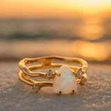 Isabella | Silver Moonstone Ring