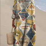Evelyn | Bohemian Print Dress