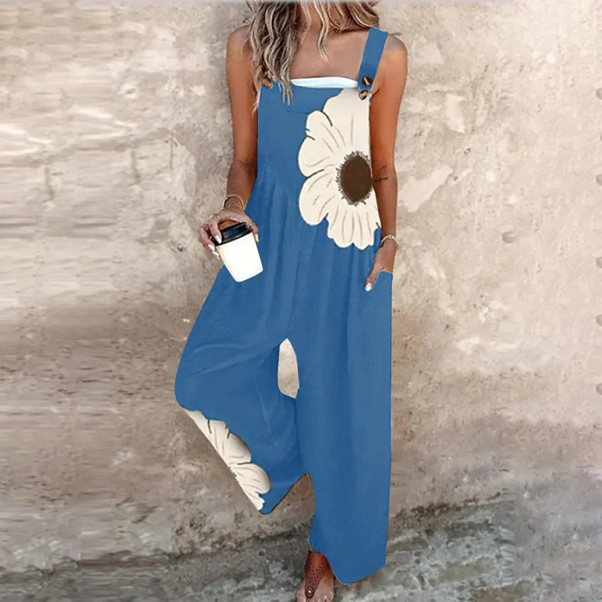 Hannah | Comfortable Printed Overall