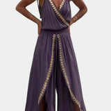 Amelia | Mono Dress With Gold Details