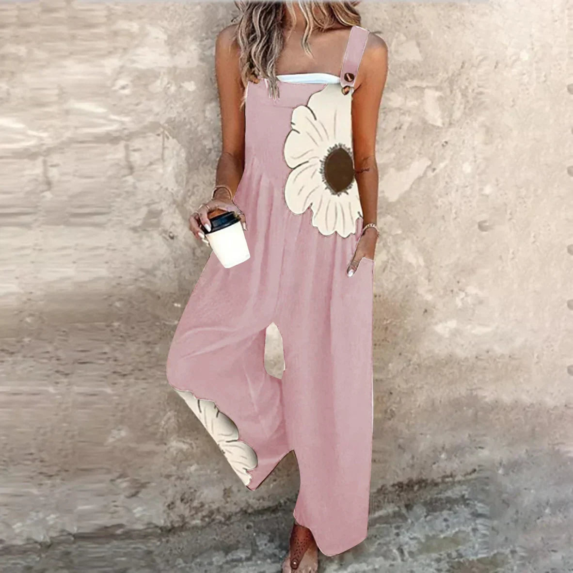 Hannah | Comfortable Printed Overall