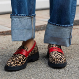 Evelyn | Animal Print Loafers