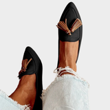 Sienna | Modern fringed loafers